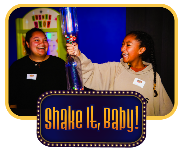 Shake It, Baby! mini game: players shaking bottles